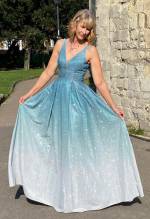 Katness Super Sparkle Ombre Gown SALE